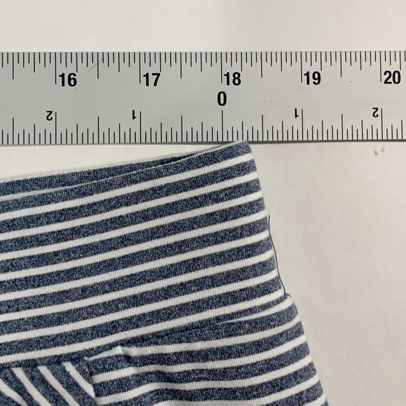 T by Talbots XL Womens Activewear Black White Striped Skort Pull On - Picture 6 of 7